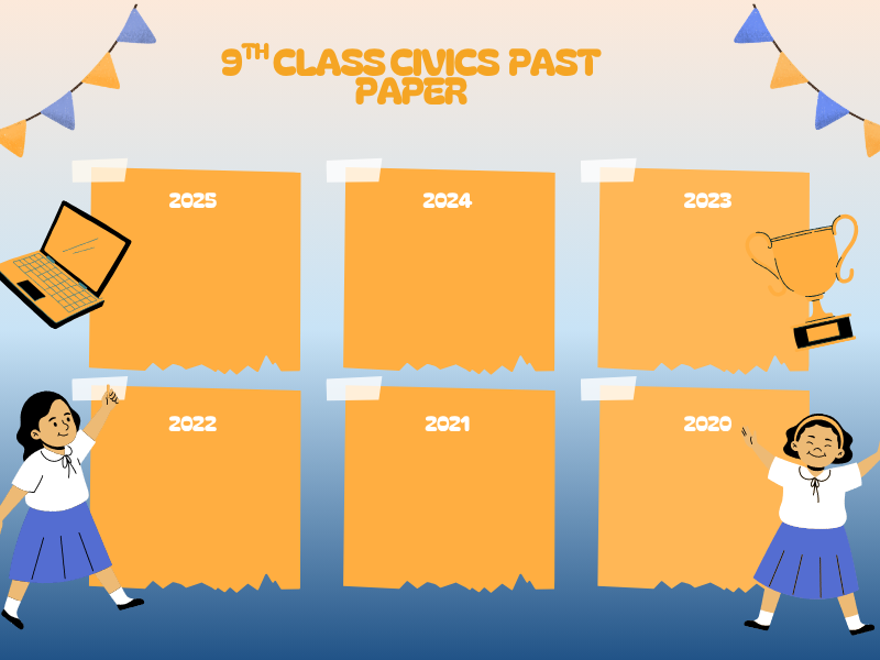 9th Class Civics  Past Papers