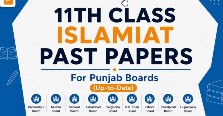 11th Class Islamiat Past Papers